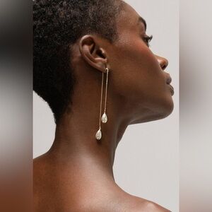 Jenny Yoo Georgia Pearl Drop earrings